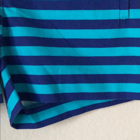 \J. Crew\• NWT Striped Short in Bright Ocean - Picture 4 of 9